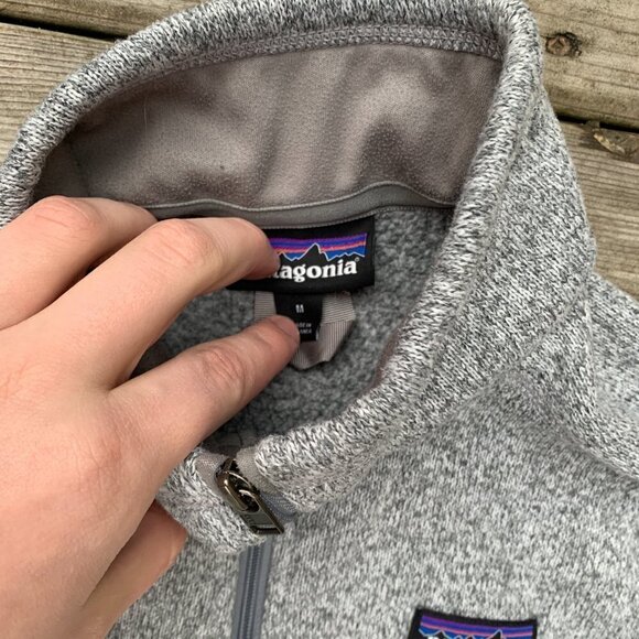 2019 Patagonia Better Sweater 1/4-Zip Fleece Jacket Medium - Picture 4 of 7